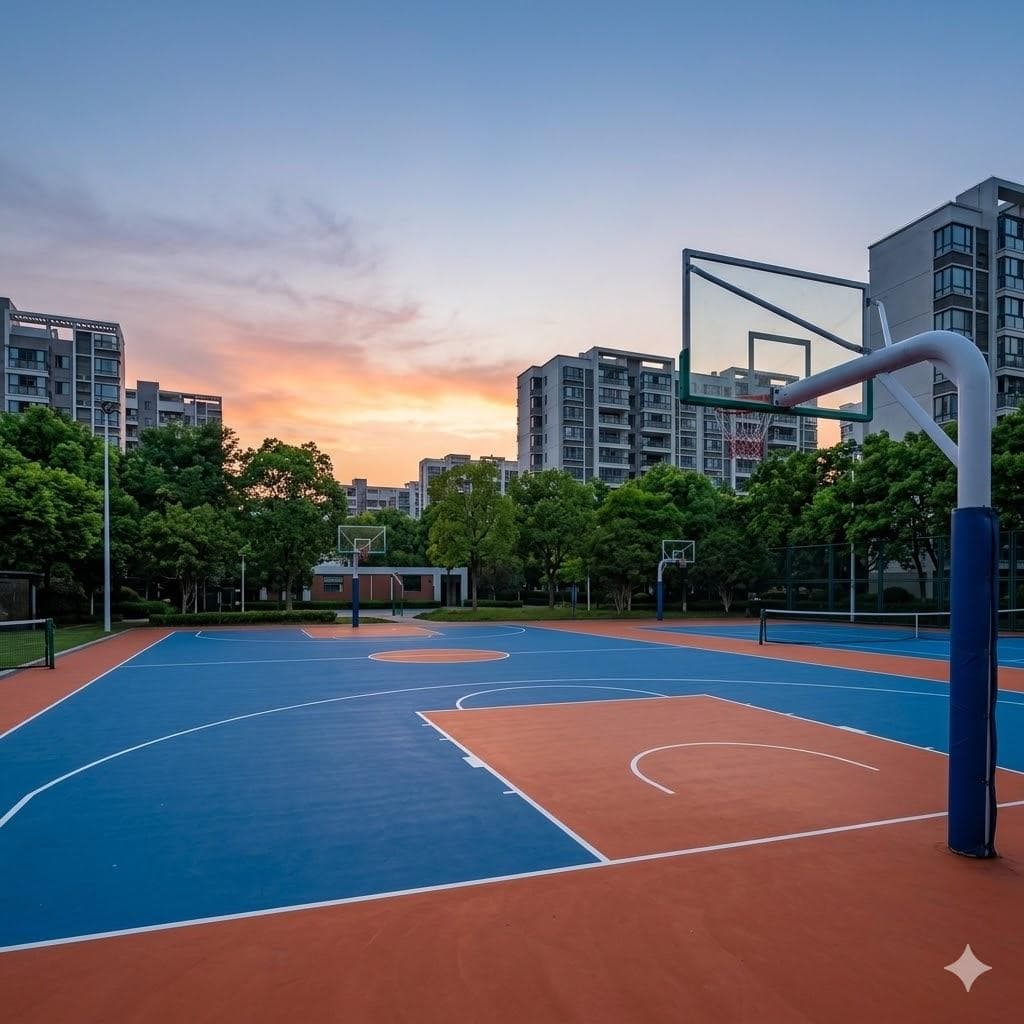 L'ecole Chempaka Tech Valley basketball court